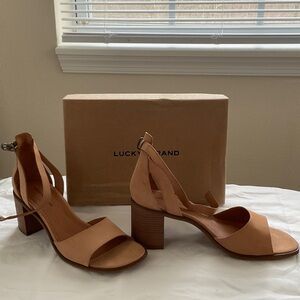 Lucky Brand Brown Women's Heeled Sandals